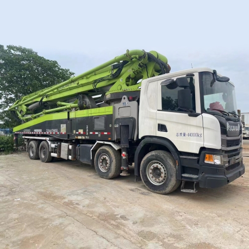 2020 year ZOOMLION 63X-7RZ Used 63m Truck Mounted Concrete Pump ZLJ5441THBSE